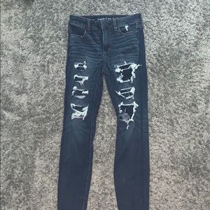 American eagle ripped jeans